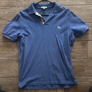 Burberry Royal Blue Polo Shirt